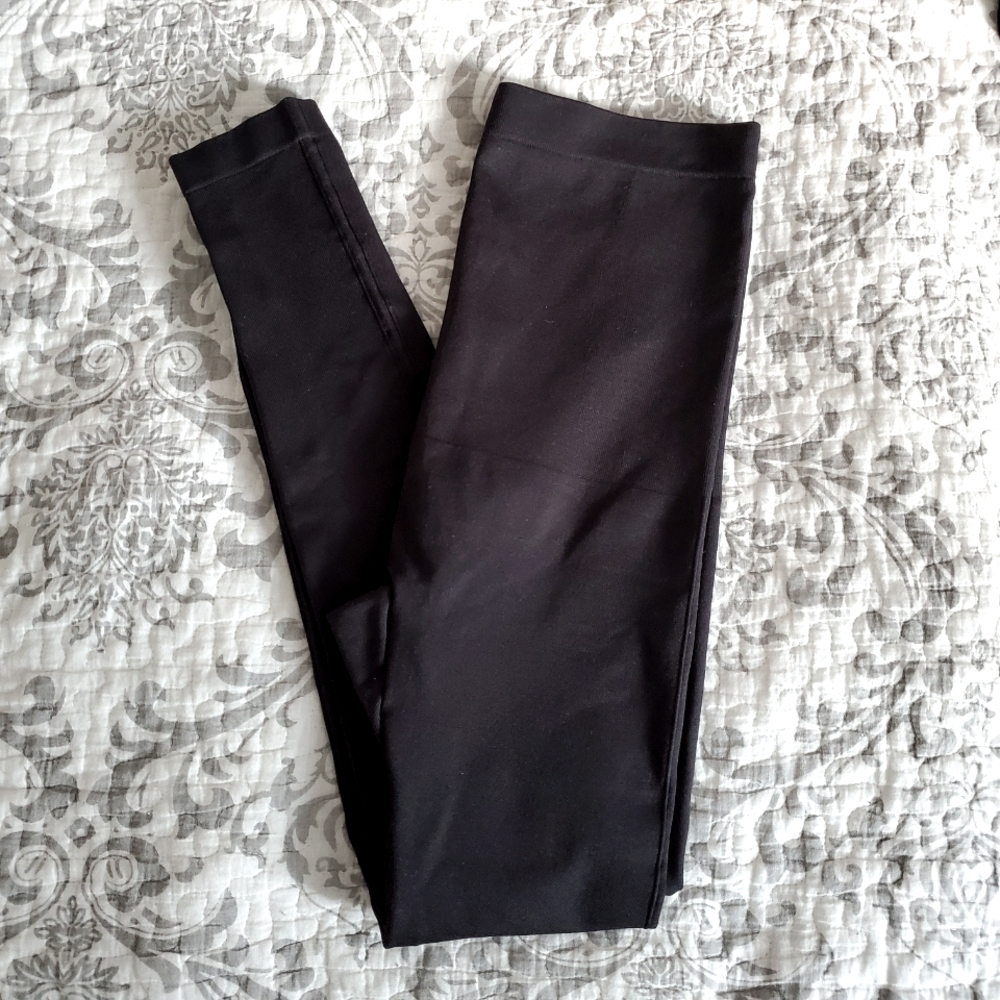 Empetua Black High Waisted Shaping Leggings Size M